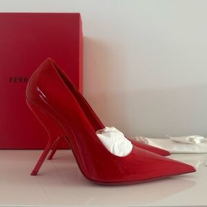 Salvatore Ferragamo Red Women's Heels